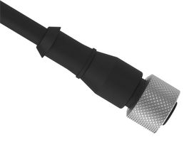 BANNER ENGINEERING MQDC-630 Cable de Sensor, Codificado A, Negro, M12 Hembra, Extremo Libre, 6 Contactos, 9 m, 29.5 ft