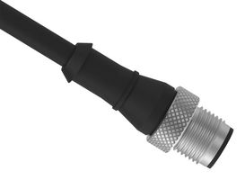 BANNER ENGINEERING MQDMC1-830 Cable de Sensor, Codificado A, Negro, M12 Macho, Extremo Libre, 8 Contactos, 9 m, 29.5 ft