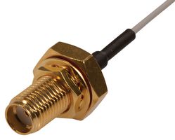 SIRETTA ASMGB020YF113S11 RF / Coaxial Cable Assembly, 6GHz Frequency, 7.9 ", 200 mm, 1.13mm, IPEX MHF5L Right Angled Plug