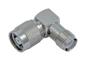 FAIRVIEW MICROWAVE FMAD10056 RF / Coaxial Adapter, TNC RP, Plug, TNC RP, Jack, Right Angle Adaptor, 50 ohm