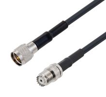 FAIRVIEW MICROWAVE FMCA100242-300 Cable RF / Coaxial ensamblado, Chaqueta TPE, Baja Pérdida, 25 ft, 7.62 m, LMR-400-UF, UHF Plug