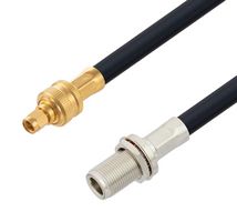 FAIRVIEW MICROWAVE FMCA100248-300 Cable RF / Coaxial ensamblado, Chaqueta TPE, Baja Pérdida, 25 ft, 7.62 m, LMR-400-UF