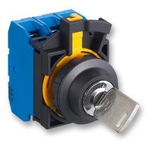 IDEC CW1K-2AE10 Interruptor de Llave, Apagado-Encendido, SPST-NO, CW Series, 2 Posiciones, Tornillo, 10 A