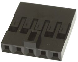 AMPHENOL COMMUNICATIONS SOLUTIONS 78211-005LF Carcasa de Conector, Serie Mini-PV 78211, Receptáculo eléctrico, 5 Posiciones, 2.54 mm