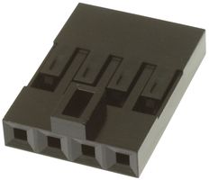 AMPHENOL COMMUNICATIONS SOLUTIONS 78211-004LF Connector Housing, FCI Mini-PV 78211, Receptacle, 4 Positions, 2.54 mm