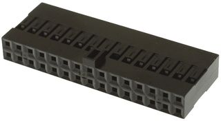 AMPHENOL COMMUNICATIONS SOLUTIONS 69176-030LF Carcasa de Conector, Serie Mini-PV 69176, Receptáculo eléctrico, 30 Posiciones, 2.54 mm