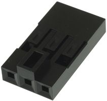 AMPHENOL COMMUNICATIONS SOLUTIONS 78211-003LF Connector Housing, FCI Mini-PV 78211, Receptacle, 3 Positions, 2.54 mm
