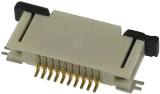 MOLEX 52745-1097 Conector FFC / FPC para tarjeta, 0.5 mm, 10 Contactos, Serie 52745, Soldable, Top, 1 Hilera