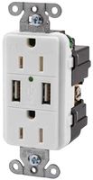 HUBBELL WIRING DEVICES USB15X2XGY