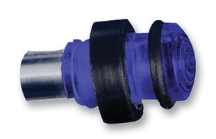 VCC / VISUAL COMMUNICATIONS COMPANY LSS_024_BTP Light Pipe, Moisture Sealed, 6.1 mm, 1 Pipes, Circular, Panel, Blue, LSS Series