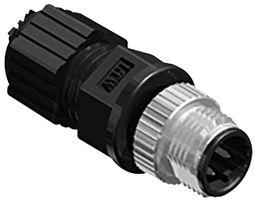 CINCH CONNECTIVITY SOLUTIONS DCDM15CS Conector para Sensor, Serie M, M12, Macho, 4 Contactos, Soldable Macho, Montaje en Cable Recto