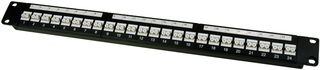 L-COM PR175DLC24B Panel de Conexiones, LC Fiber Optic, 24 Puertos, 1U