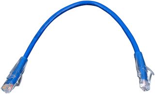 L-COM TRD815BL-1 Cable Ethernet, Cat5e, Cat 5e, RJ45 Macho a RJ45 Macho, UTP (par trenzado sin blindaje), Azul