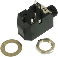 SWITCHCRAFT/CONXALL RN113BPC Conector para Audio de Teléfono, 4 Contactos, Hembra, Montaje en PCB
