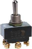 EATON 7803K32 Toggle Switch, On-Off-On, DPDT, Non Illuminated, 7800 Series, 20 A