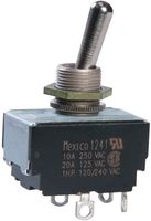 EATON 7803K11 Toggle Switch, On-Off, DPST, Non Illuminated, 7800 Series, 20 A