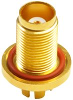 AMPHENOL RF 031-6530 RF / Coaxial Connector, TNC Coaxial, Straight Bulkhead Jack, Surface Mount Horizontal, 50 ohm