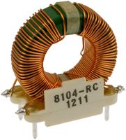 BOURNS JW MILLER 8104-RC Inductor, Modo Común, 10 mH, 2.4 A, Serie 8100