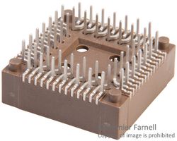 TE CONNECTIVITY - AMP PCS-052A-1-LF Base para CI & Componente, 52 Contactos, PLCC Socket, 2.54 mm, Serie PCS, 20.32 mm