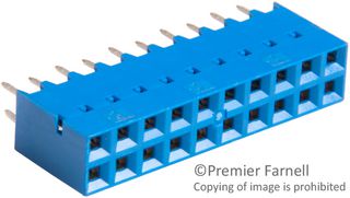 AMPHENOL COMMUNICATIONS SOLUTIONS 87606-310LF PCB Receptacle, Board-to-Board, 2.54 mm, 2 Rows, 20 Contacts, Through Hole Mount