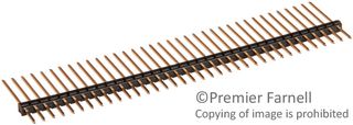 3M 929647-04-36-I Pin Header, Board-to-Board, Wire-to-Board, 2.54 mm, 1 Rows, 36 Contacts, Through Hole Straight