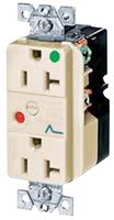 HUBBELL WIRING DEVICES HBL8362ISA Conector de Entrada de Potencia, Uso Hospitalario, NEMA 5-20R, Hospital Grade Power Entry, 20 A