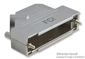 AMPHENOL COMMUNICATIONS SOLUTIONS 8655MHRA5001LF D Sub Backshell, DD, 45°, Zinc Alloy Body
