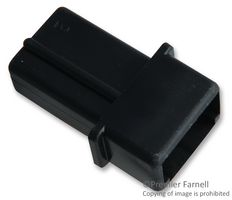 AMP - TE CONNECTIVITY 1-480498-1 Connector Housing, Free Hanging, Commercial MATE-N-LOK Series, Plug, 2 Positions, 5.08 mm