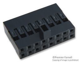AMPHENOL COMMUNICATIONS SOLUTIONS 65846-011LF Carcasa de Conector, Serie Mini-PV 65846, Receptáculo eléctrico, 16 Posiciones, 2.54 mm