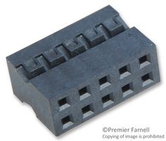 AMPHENOL COMMUNICATIONS SOLUTIONS 69307-010LF Carcasa de Conector, Serie Minitek, Receptáculo eléctrico, 10 Posiciones, 2 mm