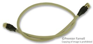 L-COM TRD855SIG-2 Ethernet Cable, Cat5e, Cat5e, RJ45 Plug to RJ45 Plug, SSTP (Screened Shielded Twisted Pair), Gray
