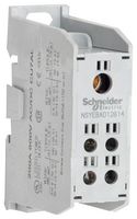 SQUARE D BY SCHNEIDER ELECTRIC NSYEBCP12614 Bloque de Terminales de Montaje en Panel, 200 A, 600 V, 5 polos, 1, Tornillo, 3 AWG