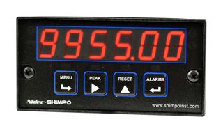 SHIMPO INSTRUMENTS PC-ANE-1S0C1 Contador, Serie PC-AN, Entrada Analógica, 12-34 Vca, 10-48 Vcd, Salida SSR, RS232