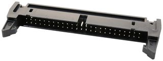 MULTICOMP PRO MC-254-50-LL-ST-DIP Cabezal de Pin, Cable-a-Tarjeta, 2.54 mm, 2 Líneas, 50 Contactos, Recto Agujero Pasante