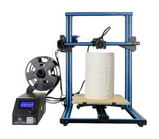 CR-10S - Impresora 3D, Filamento 1.75mm, Capa 0.1mm, Construcción 300 x 300 x 400mm, 180mm/s, SD Card/USB