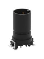 ERNI - TE CONNECTIVITY 284809-E Sensor Connector, M12, Male, 4 Positions, Solder Pin, Straight Surface Mount