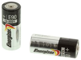 ENERGIZER E90BP-2 Battery, 1.5 V, N, Alkaline, 1 Ah, Raised Positive and Flat Negative, 2