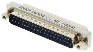 GC ELECTRONICS 45-540-BU Adaptador para Conector D Sub, RS-232, D-Sub Estándar, Plug, 37 Posiciones, D-Sub Estándar, Plug