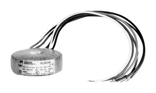 HAMMOND 182Q12 Transformador Toroidal, 160 VA, 117V, 234V, 2 x 12V, Doble Primario, Doble Secundario, Abierto
