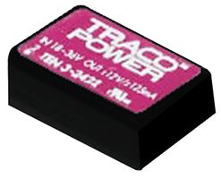 TRACO POWER TEN 3-2421 Isolated Through Hole DC/DC Converter, ITE, DIP, 2:1, 3 W, 2 Output, 5 V