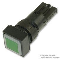 EATON MOELLER Q18DR-GN SWITCH, PUSHBUTTON, NON-ILLUMINATED, 24VAC, GREEN