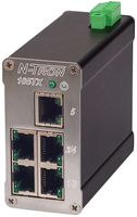 N-TRON 105TX Interruptor, 5 Puertos, Industrial, Fast Ethernet no Gestionado, Rail DIN, 5 x RJ45