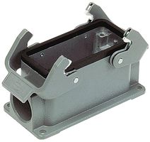 HARTING 09300160270 Heavy Duty Connector, Dual Side Entry PG21, High profile, Base, Bulkhead Mount, Side Entry