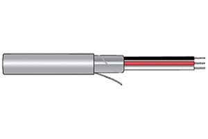 ALPHA WIRE 2421C SL005 Multiconductor Cable, Control, Shielded, 2 Conductor, 18 AWG, 100 ft, 30.5 m