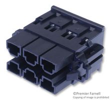 MOLEX 43914-1104 Carcasa de Conector, Negro, Mini-Fit Sr. 43914 Series, Receptáculo eléctrico, 12 Posiciones, 10 mm