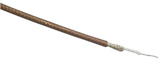 CARLISLEIT MRG178.0125 Cable Coaxial, RG178B, Acero Revestido de Cobre, 1.8 mm, 50 ohm, Marrón