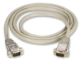 BLACK BOX EDN12H-0100-MM Computer Cable, D Sub 9 Position Plug, D Sub 9 Position Plug, 100 ft, 30.4 m, Gray