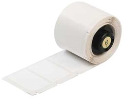 BRADY PTL-7-499 Marcador de Cable, Imprimible, Thermal Transfer, 12.7mm x 12.7mm, Nylon (Polyamide), White