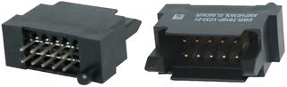 AMPHENOL COMMUNICATIONS SOLUTIONS DWR-T010P-V233-01 Conector Rectangular de Potencia, 10 Contactos, Serie CoolPower DWR, Montaje en PCB, Soldable