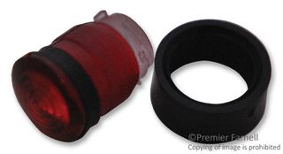 VCC / VISUAL COMMUNICATIONS COMPANY LMS_033_RTP Tubo Luminoso, 8.38 mm, 1 Tubos, Circular, Panel, Red